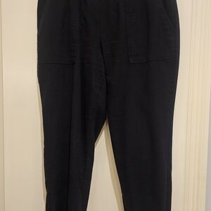 Nine West Black Casual Pants with Elastic Waist